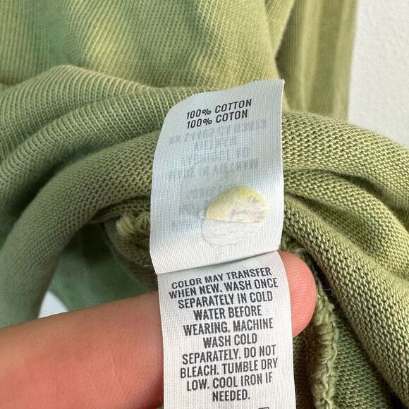 Aerie Green Lace Up Vneckline Oversized Hoodie Womens Large Casual Athleisure - Picture 6 of 10